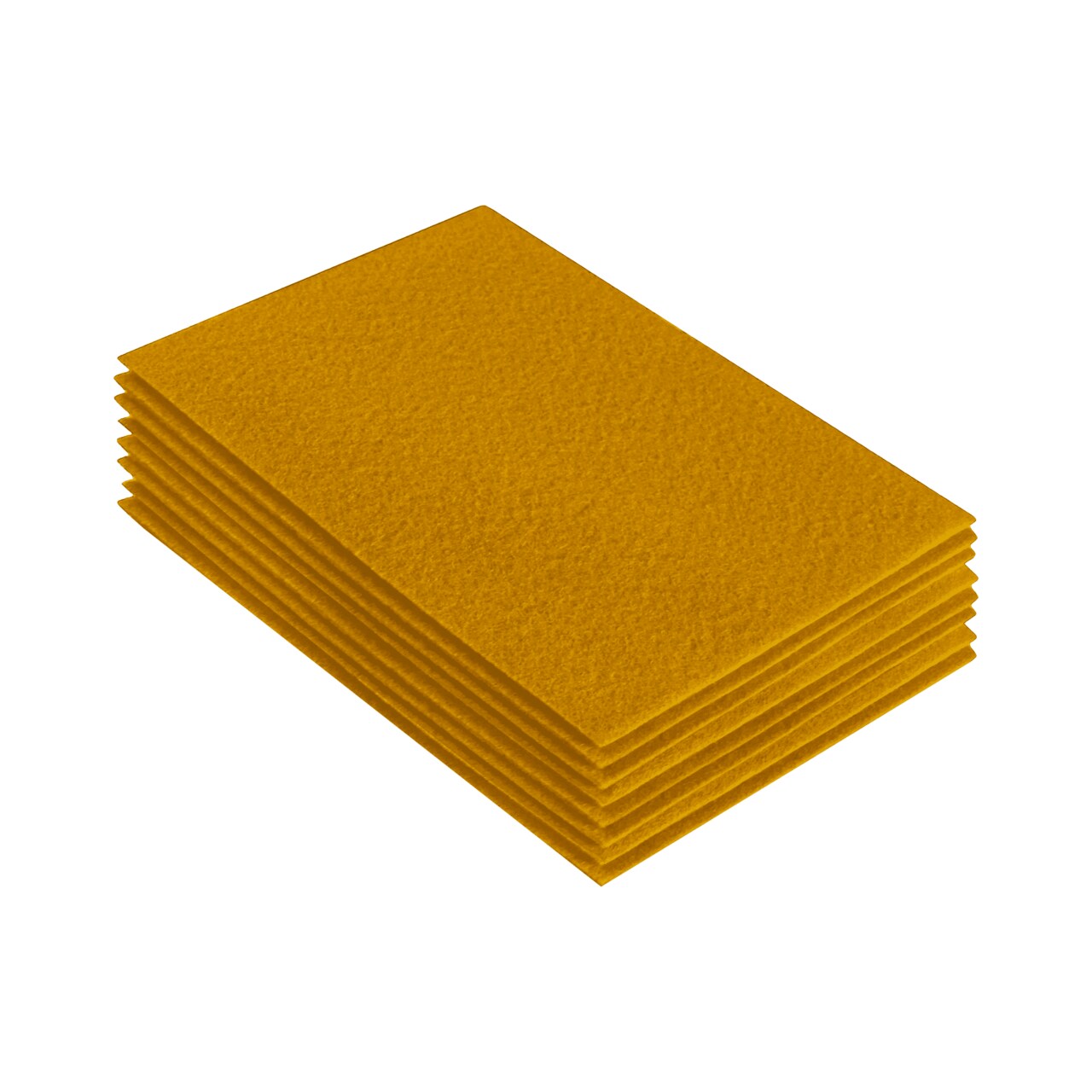 FabricLA Acrylic Felt Sheets for Crafts - Precut 9" X 12" Inches (20 cm X 30 cm) Felt Squares - Use Felt Fabric Craft Sheets for DIY, Hobby, Costume, and Decoration | Antique Gold - 8 Pieces
